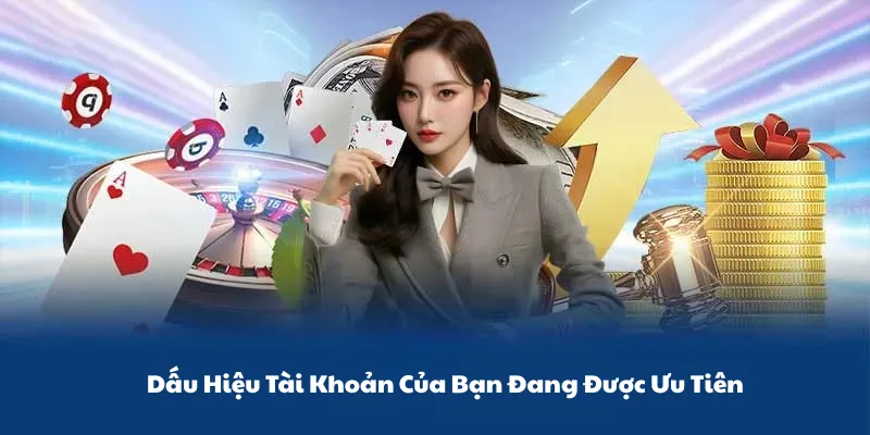 Dấu hiệu tài khoản của bạn đang được ưu tiên